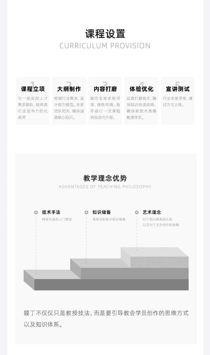 特效課程設(shè)置及教學(xué)理念